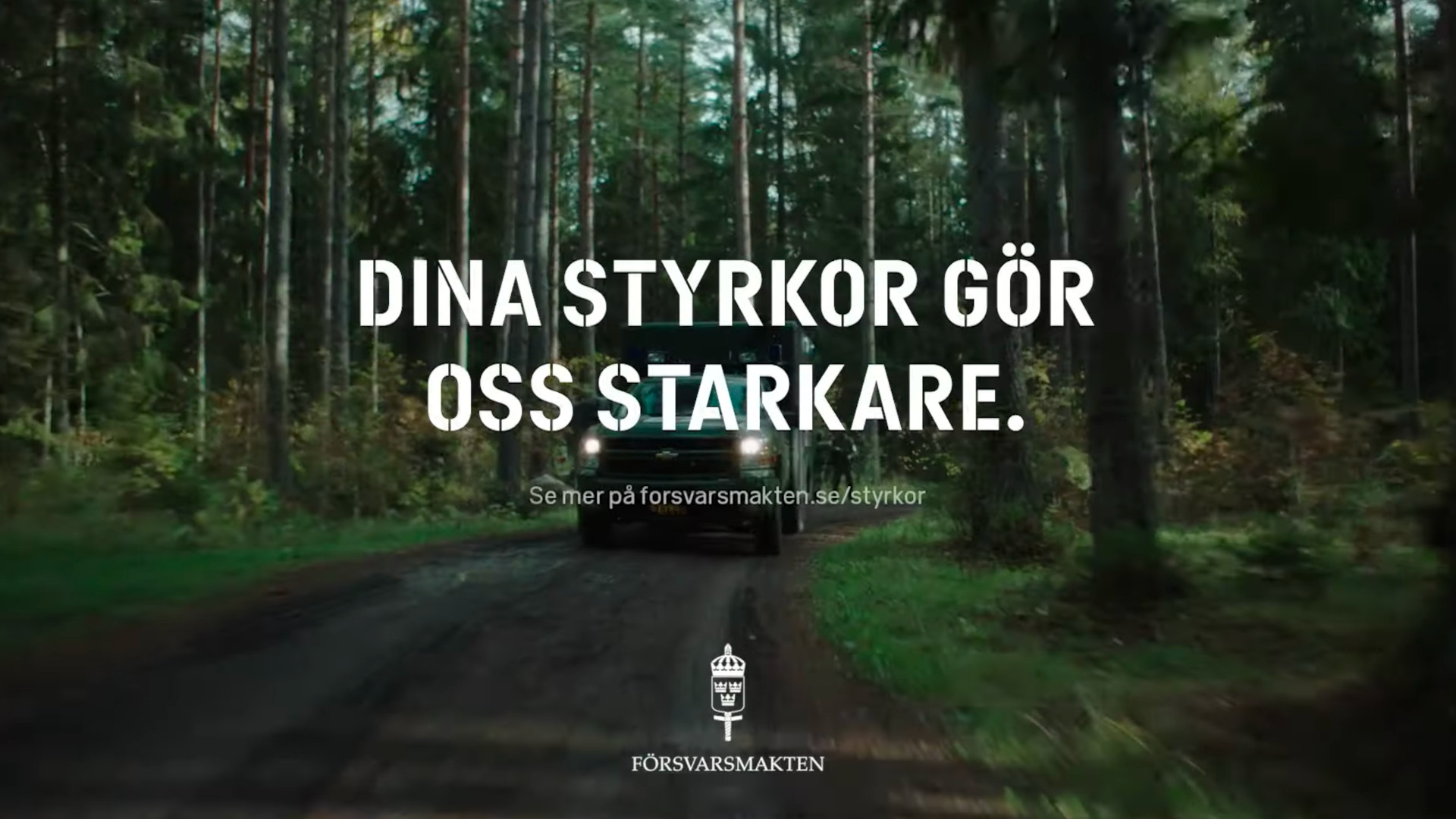 REKLAM / FÖRSVARSMAKTEN 